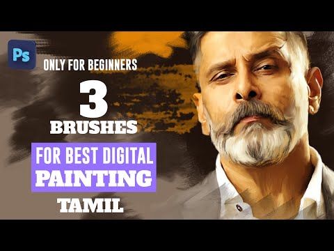 Beginners tutorial I Selvakumar art I Painting tutorial I Photoshop