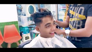Hair cut and Hair Spa of Expression boy  Shanuzz S