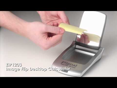 ZIP1203 Image Flip Desktop Calculator
