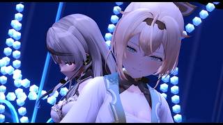 4K『マイルームディスコナイト』風真いろは・沙花叉クロヱ【ホロライブMMD】