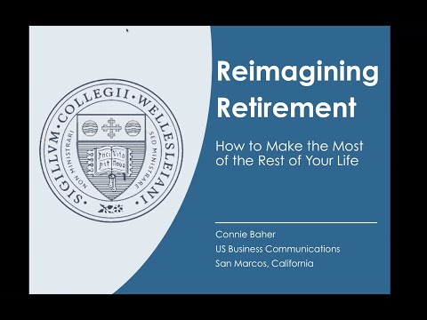 Reimagining Retirement Webinar with Connie Baher ’63