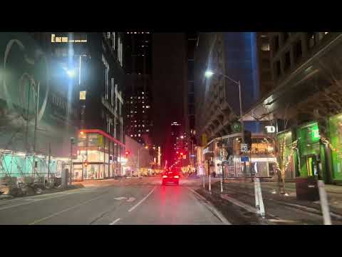 Just Roaming Toronto Downtown | Late Night, Jan 1 