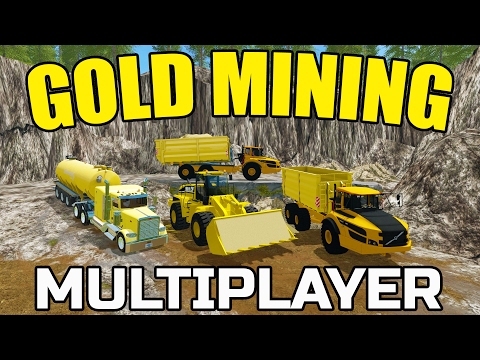 FARMING SIMULATOR 2017 | GOLD MINING | WASH PLANT IS RUNNING! | VOLVO Video