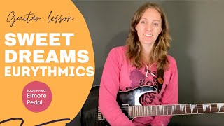 Eurythmics - Sweet Dreams // Intermediate Guitar Tutorial
