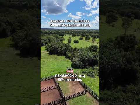 Fazenda Vale do Araguaia próximo a Mozarlandia-GO | 150 alqueires ( 726 ha) #fazendaavenda #agro