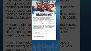 Kuasa Hukum Roy Suryo CS Bongkar Dugaan Penyelundupan Pasal dalam Kasus Ijazah Jokowi