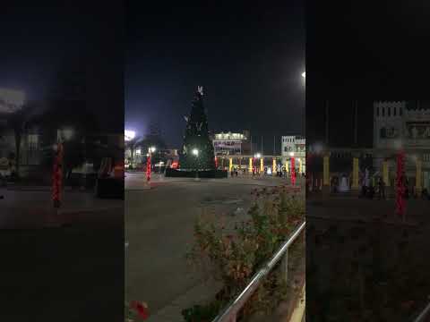 Plaza cívica la amistad  de Siguatepeque comayagua Honduras en vísperas de navidad comenta comparte