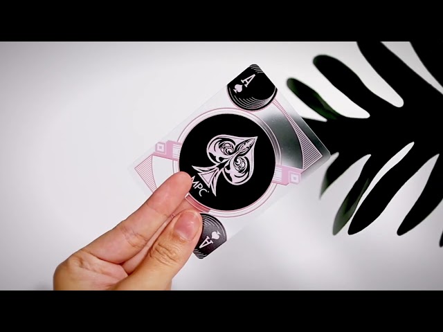 MPC Transparent Plastic Playing Cards - Red