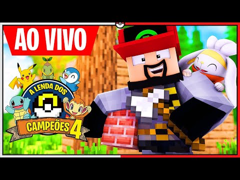 LIVE: Construindo a BatCasa na A Lenda dos Campeões 4 [Minecraft Pixelmon]