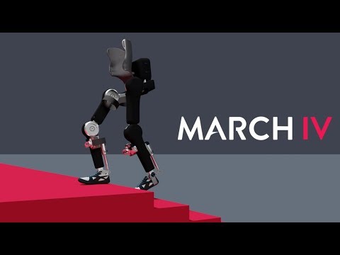 The new MARCH IV exoskeleton design Video