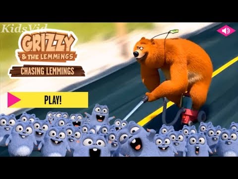 Grizzy & les Lemmings - Chasing Lemmings 10 minutes de Compilation - Kids Cartoon Animation Gameplay