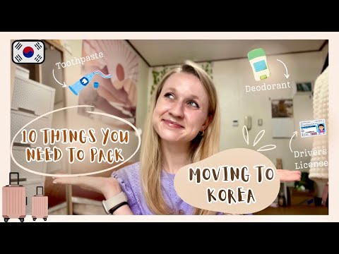 10 Things You NEED To Pack Before Traveling To South Korea // English Teacher in Korea