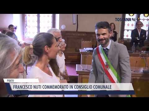 2023-06-22 PRATO - FRANCESCO NUTI COMMEMORATO IN CONSIGLIO COMUNALE