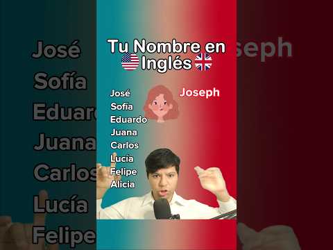 🧠Nombres Bilingües: ¿Tiene el Tuyo Traduccion? #ingles #english #shorts
