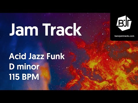Acid Jazz Funk Jam Track in D minor "Prismic" - BJT #28