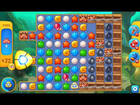 Fishdom 2021 - Level 4966   #Playrix #Fishdom #gaming