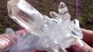preview picture of video 'Large Arkansas Quartz Crystal Red Healer Cluster'