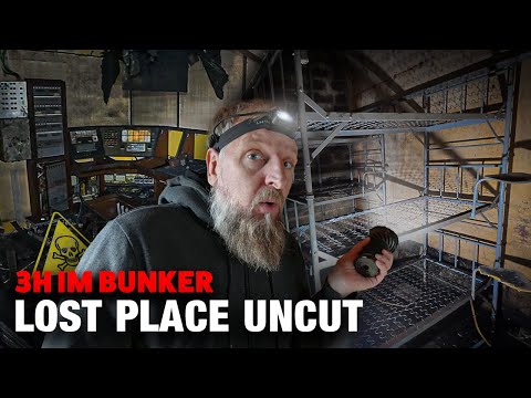 3 Stunden, 30 Meter tief im RIESIGEN Bunker in Frankreich 🇫🇷  Lost Place Uncut