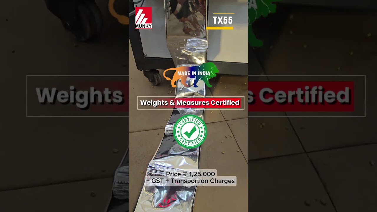 Most Versatile Low Cost, Small Packing Machine TX55 | Munky Packing Machine