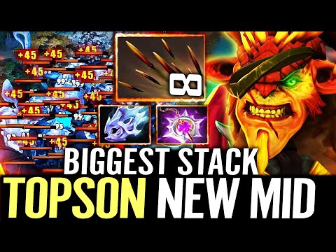 🔥 TOPSON Bristleback Forgotten MID — Biggest Stack Fast Farm Moonshard + Nullifier Dota 2 Pro