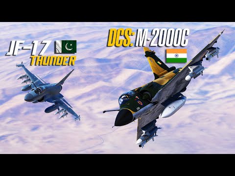 DCS: Pakistani JF-17 Thunder Vs Indian Mirage 2000C Dogfight