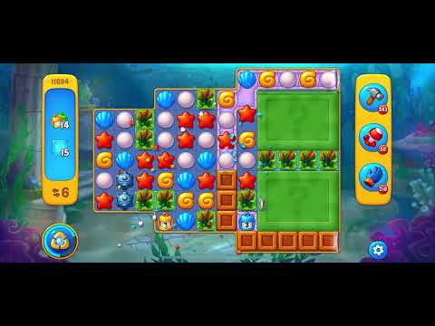 Fishdom level 11694 no boosters フィッシュダム ノーマル