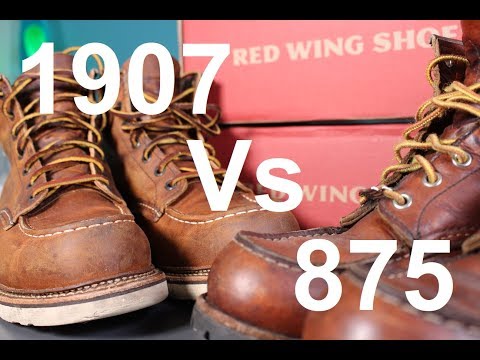 The ULTIMATE Moc Toe: Red Wing 875 Vs 1907