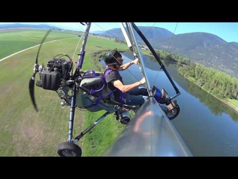 First solo flight in weightshift trike. Northwing 15m Mustang 3.