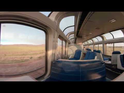 Amtrak Southwest Chief observation car 360