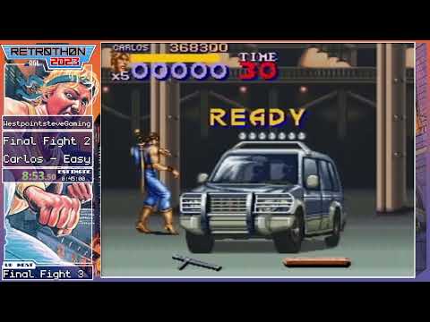 Retrothon 2023 (002) Final Fight 2 (any%) (part 1) by Westpointstevegaming