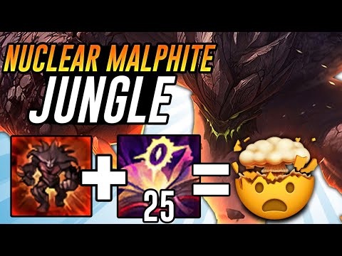 NUCLEAR AP MALPHITE JUNGLE! - League of Legends