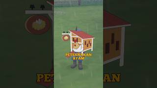 Peternakan ayam game harvest moon psp 🐔 #farm #harvestmoon #shorts