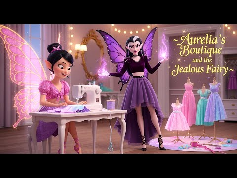Aurelia’s Boutique and the Jealous Fairy 👗✨ | Fairy Tales for Kids in English | Bedtime Story