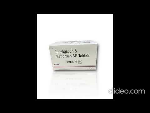 Teneligliptin 20mg metformin 500mg, 20 mg / 500 mg, packagin...