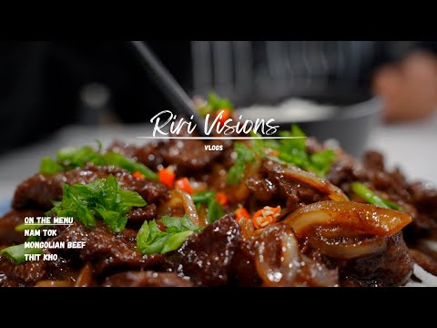 Cooking My Favorite Asian Comfort Foods: Nam Tok, Mongolian Beef & Thịt Kho