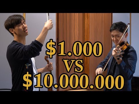 $1000 vs $10,000,000 Violin Video