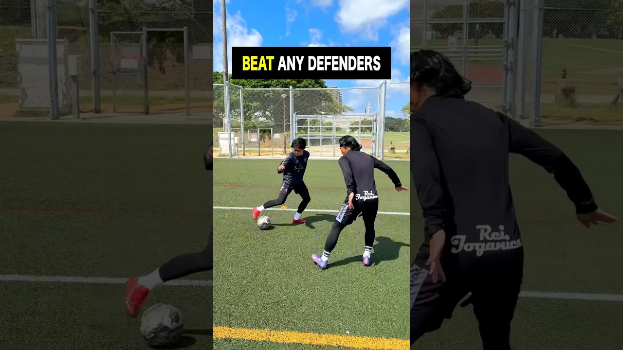 Beat your defender with these 5 skills #footballskill #soccerskill