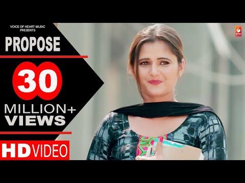 Propose | Amit Dhull | Anjali Raghav |  Haryanvi songs Haryanavi 2018 | Most Popular DJ Songs