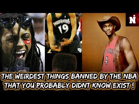 The Weirdest Things The NBA Actually Banned! Video