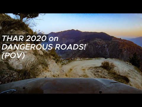 Mahindra Thar 2020 on DANGEROUS Roads (Himachal) + Key Features!