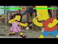 Bart Simpson Vs Dorit With Healthbars