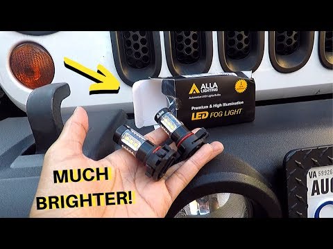 How To Change Your Jeep Wrangler Fog Light! LED Install