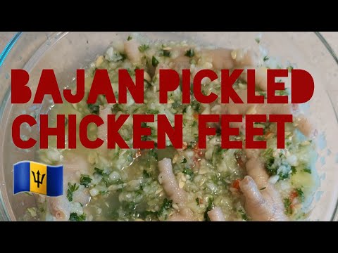 Bajan Pickled Chicken feet🇧🇧
