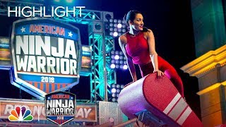 Nikki Bella&#39;s Ninja Warrior Run for Red Nose Day - American Ninja Warrior 2018