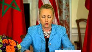Secretary Clinton Delivers Remarks at the U.S.- Morocco Strategic Dialogue