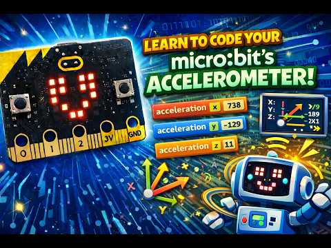 Accelerometer In Makecode For Microbit Beginner Tutorial