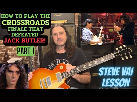 How To Play The Crossroads Duel By Steve Vai - The Part That Defeated Jack Butler! Part 1