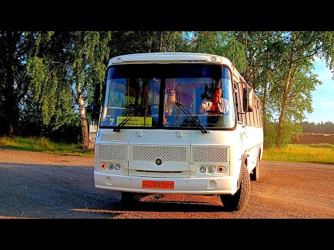 Автобус Паз-4234 маршрут номер 7 остановка Кирпичный завод
