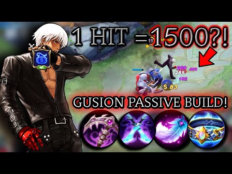 Gusion NEW Passive Build DAMAGE IS INSANE❗1 HIT = 1 DELETE? | Best Gusion Gameplay | Mobile Legends