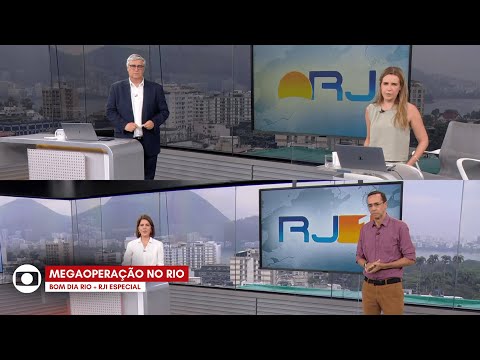 [FullHD] Bom Dia Rio / RJ1 | Transição - Dia pós megaoperação no Rio - TV Globo Rio (29/10/25)